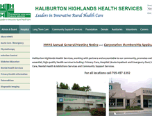 Tablet Screenshot of hhhs.ca